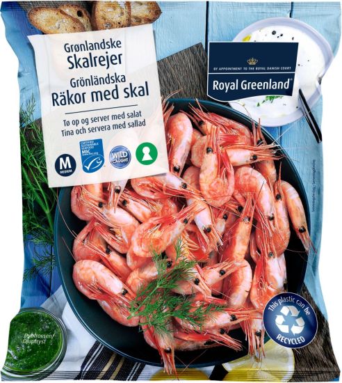 Søkogte skal-rejer 500 g